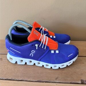 Women's On Cloud 5 Push, Cobalt/Indigo, size 8